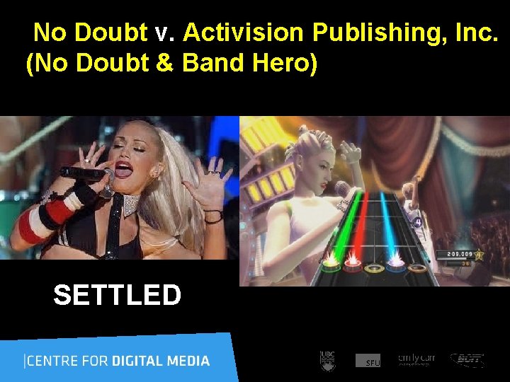 No Doubt v. Activision Publishing, Inc. (No Doubt & Band Hero) SETTLED 