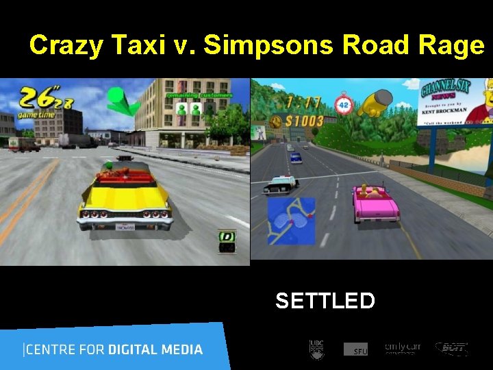 Crazy Taxi v. Simpsons Road Rage SETTLED 