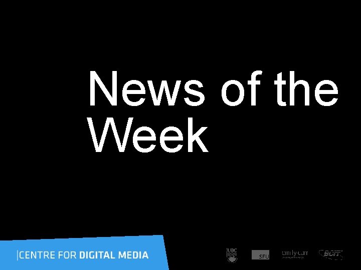 News of the Week 