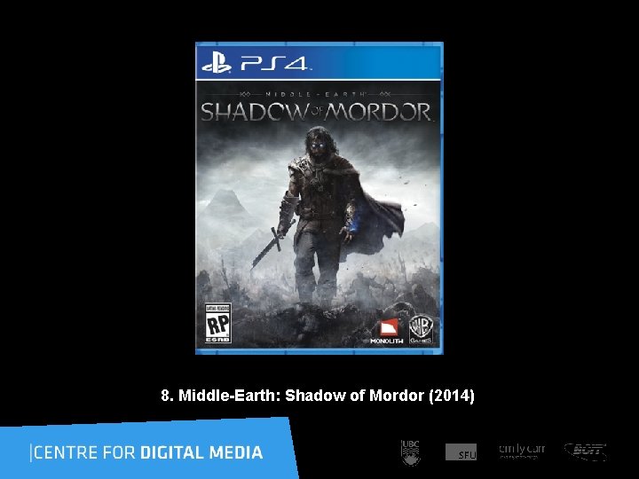 8. Middle-Earth: Shadow of Mordor (2014) 