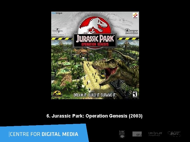 6. Jurassic Park: Operation Genesis (2003) 