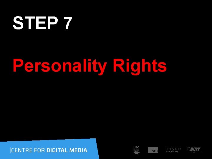 STEP 7 Personality Rights 