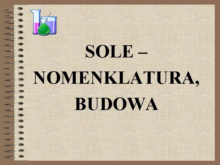 SOLE – NOMENKLATURA, BUDOWA 