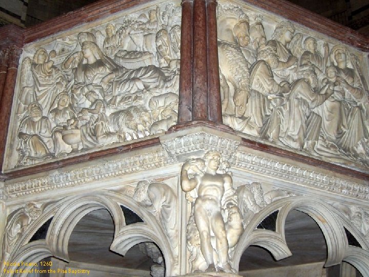 Nicola Pisano, 1260 Pulpit Relief from the Pisa Baptistry 