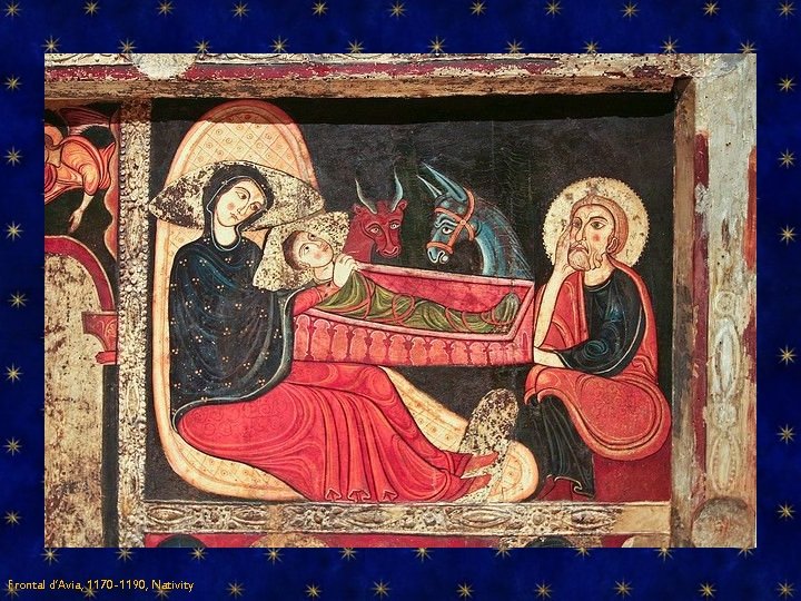 Frontal d’Avia, 1170 -1190, Nativity 