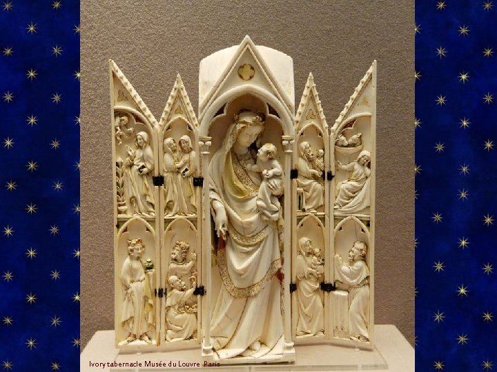 Ivory tabernacle Musée du Louvre Paris 