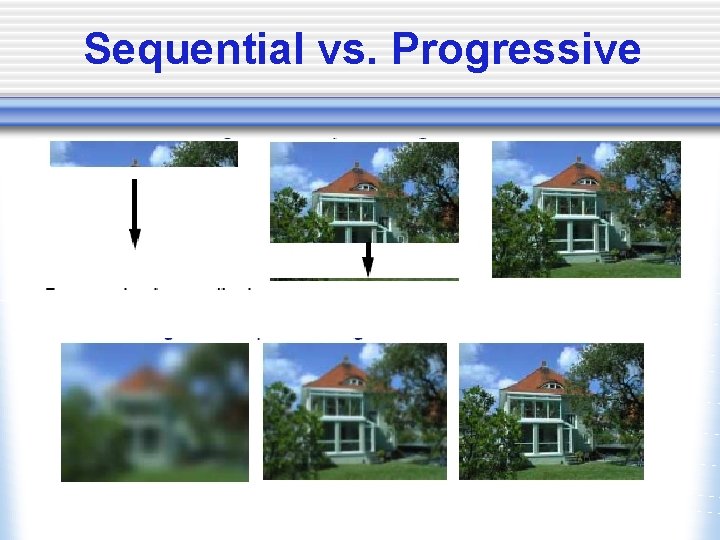 Sequential vs. Progressive 