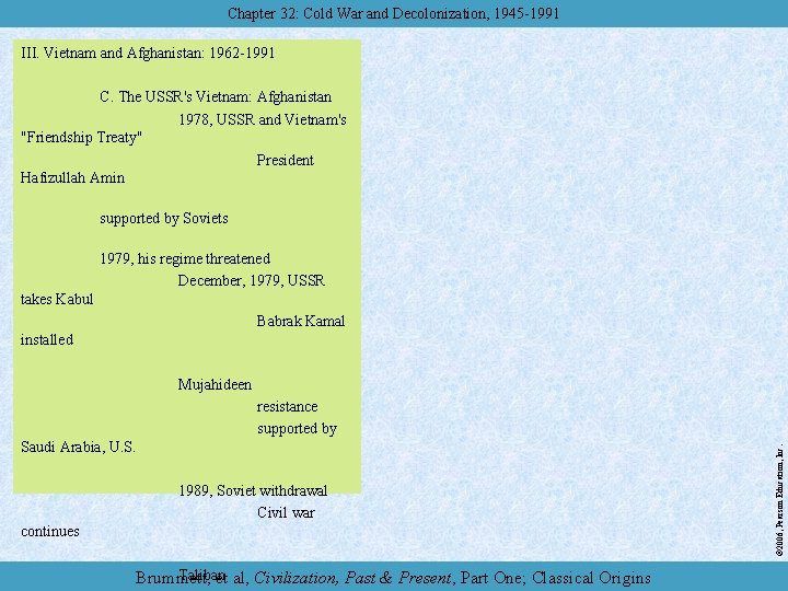 Chapter 32: Cold War and Decolonization, 1945 -1991 III. Vietnam and Afghanistan: 1962 -1991