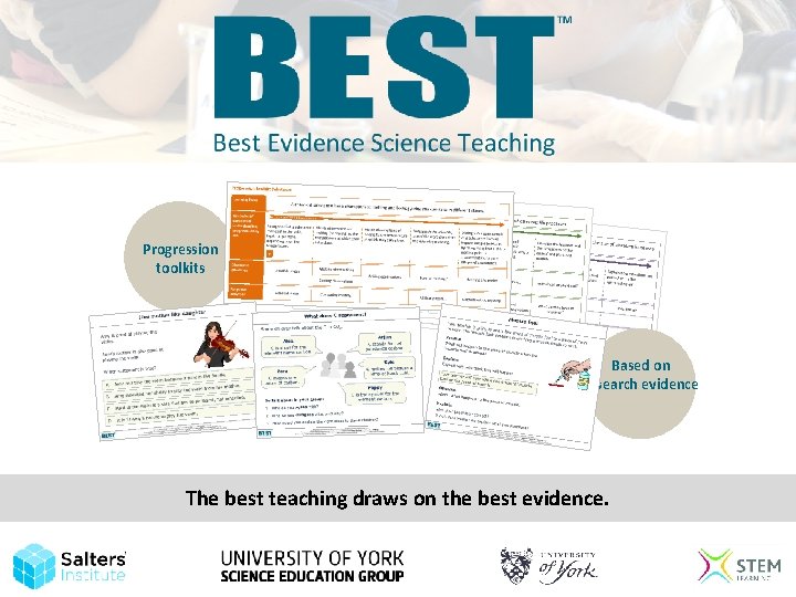 Progression toolkits Based on research evidence The best teaching draws on the best evidence.