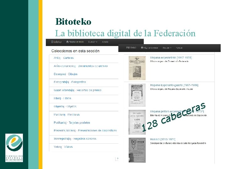 Bitoteko La biblioteca digital de la Federación s a r e c e ab