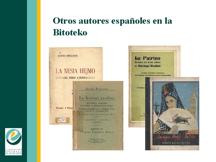 Otros autores españoles en la Bitoteko 