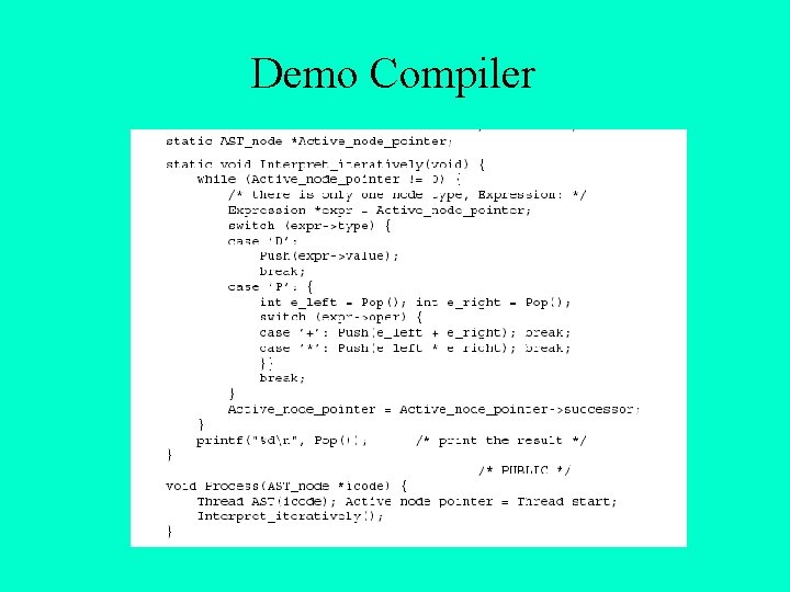 Demo Compiler 