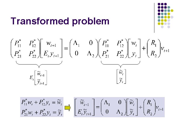 Transformed problem 