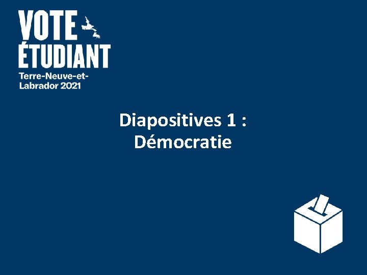 Diapositives 1 : Démocratie 