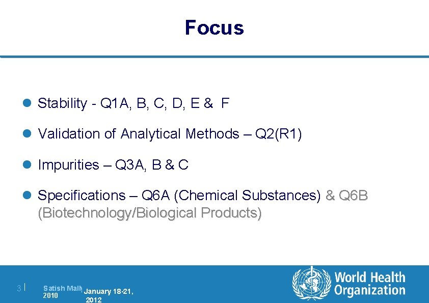 2 4 ICH Quality Guidances an overview PQP