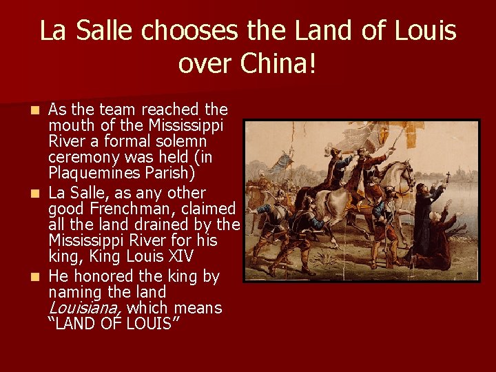 La Salle chooses the Land of Louis over China! As the team reached the