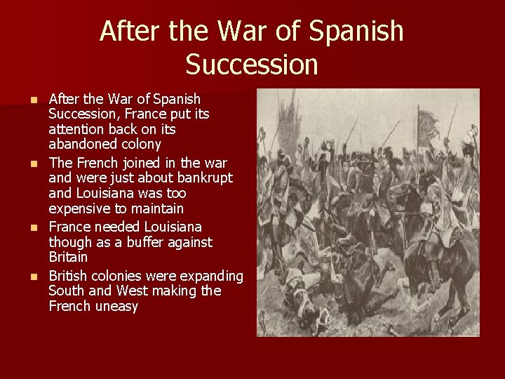 After the War of Spanish Succession n n After the War of Spanish Succession,