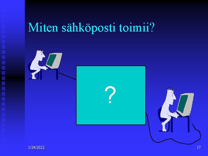 Miten sähköposti toimii? ? 1/24/2022 17 