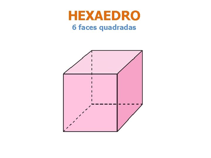 HEXAEDRO 6 faces quadradas 