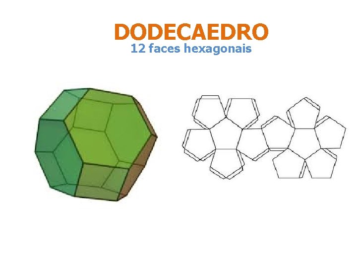 DODECAEDRO 12 faces hexagonais 