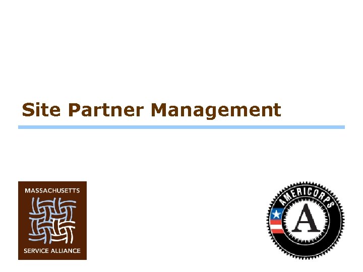 Site Partner Management 