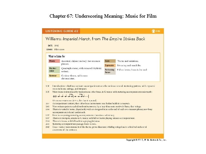 Chapter 67: Underscoring Meaning: Music for Film 