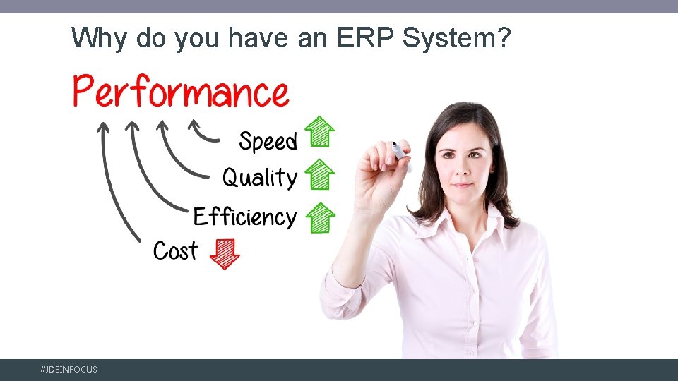 Why do you have an ERP System? #JDEINFOCUS 