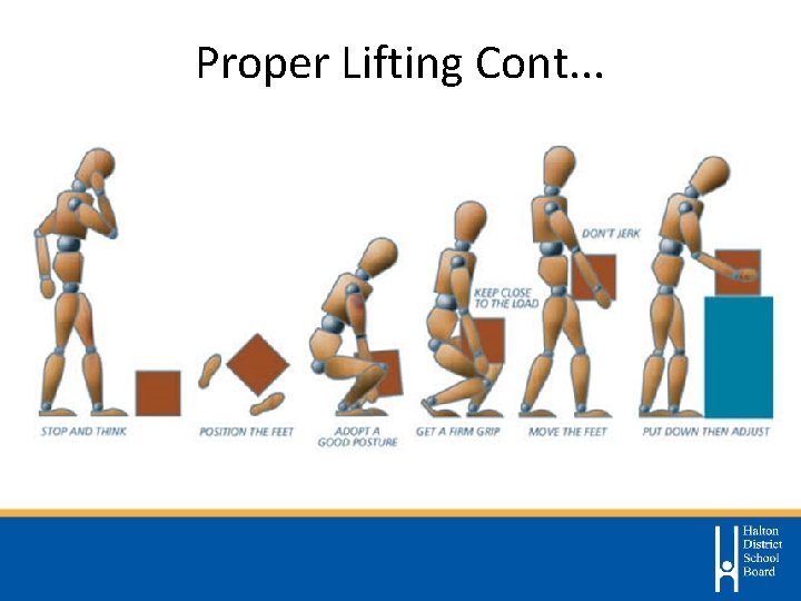 Proper Lifting Cont. . . 