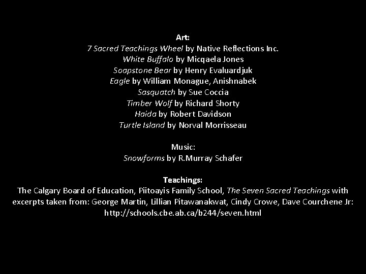 Art: 7 Sacred Teachings Wheel by Native Reflections Inc. White Buffalo by Micqaela Jones