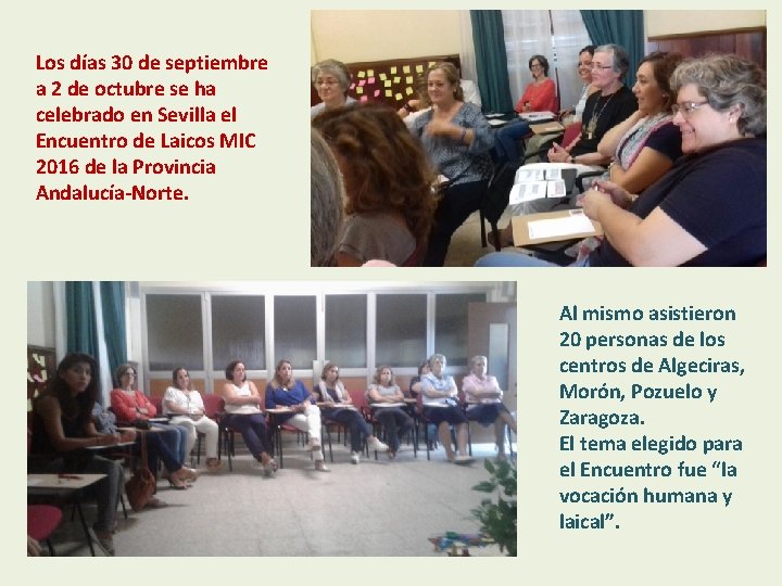 Los días 30 de septiembre a 2 de octubre se ha celebrado en Sevilla