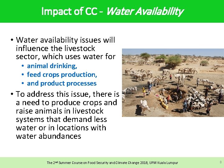 Climate Change and Livestock Impacts Adaptation and Mitigation