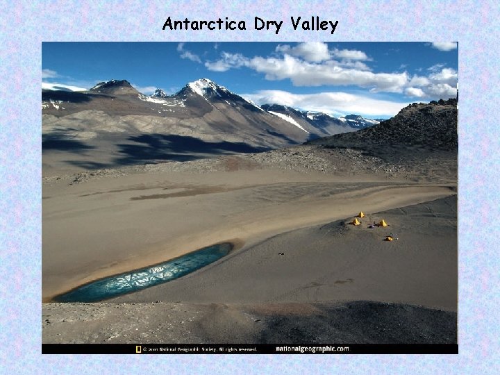 Antarctica Dry Valley 