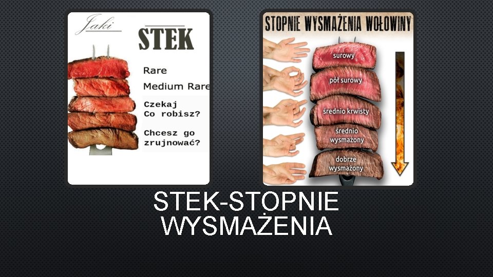 STEK-STOPNIE WYSMAŻENIA 