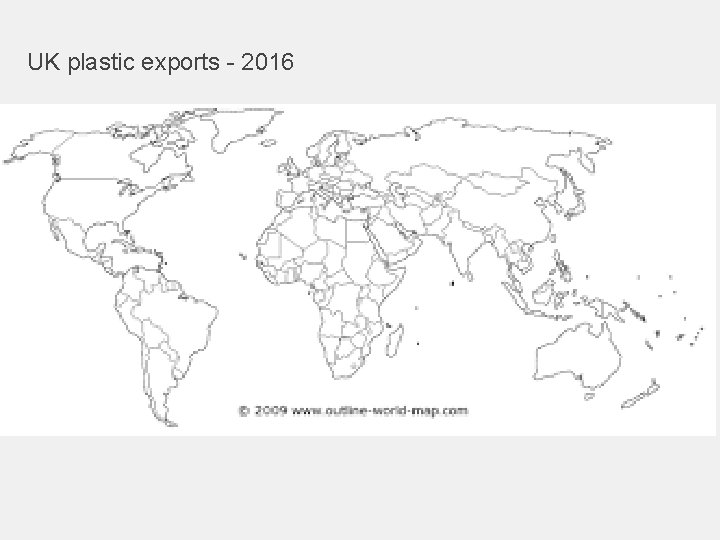 UK plastic exports - 2016 