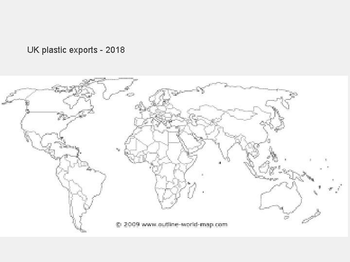 UK plastic exports - 2018 