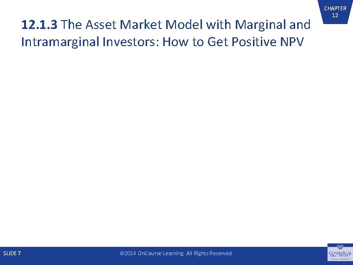 12. 1. 3 The Asset Market Model with Marginal and Intramarginal Investors: How to