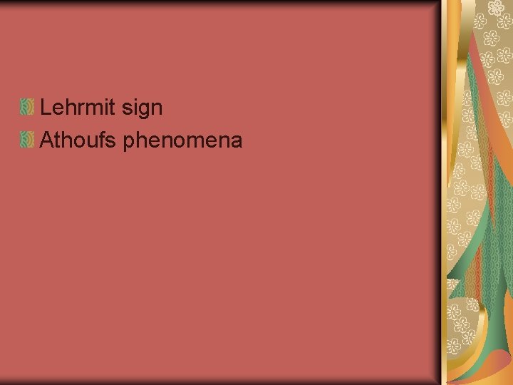 Lehrmit sign Athoufs phenomena 