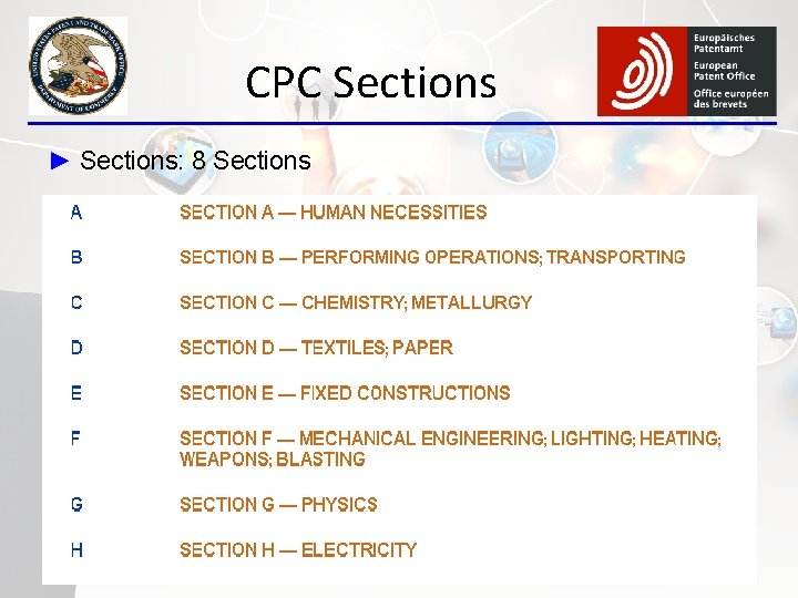CPC Sections ► Sections: 8 Sections 47 