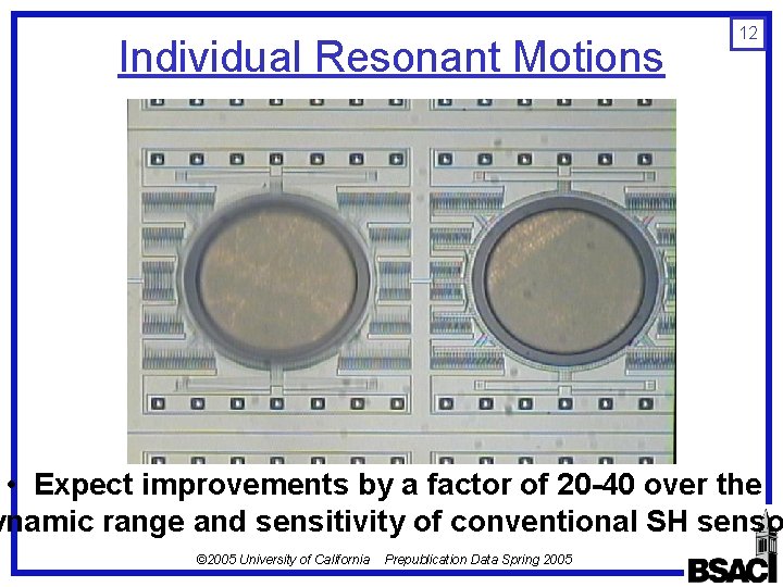 Individual Resonant Motions 12 • Expect improvements by a factor of 20 -40 over Individual Resonant Motions 12 • Expect improvements by a factor of 20 -40 over
