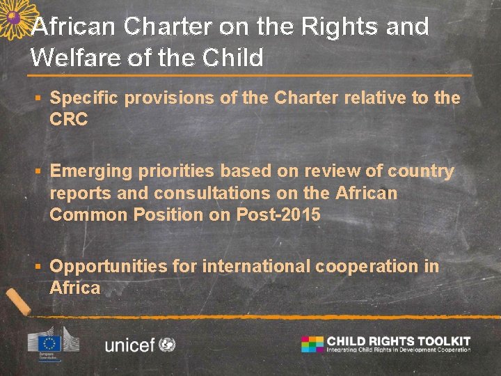 African Charter on the Rights and Welfare of the Child § Specific provisions of