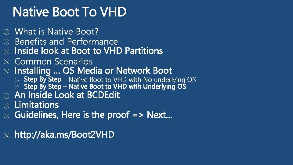 What is Native Boot? Benefits and Performance Common Scenarios – Native Boot to VHD