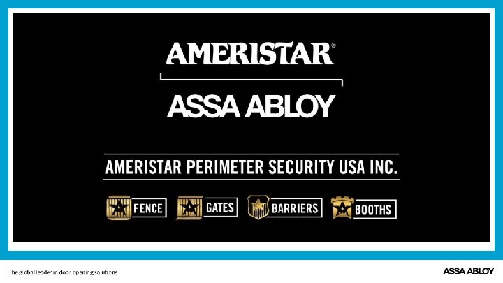 Ameristar Perimeter Security Fence | Gates | Barriers | Booths 