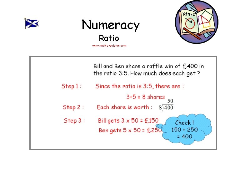 Numeracy Ratio www. mathsrevision. com 
