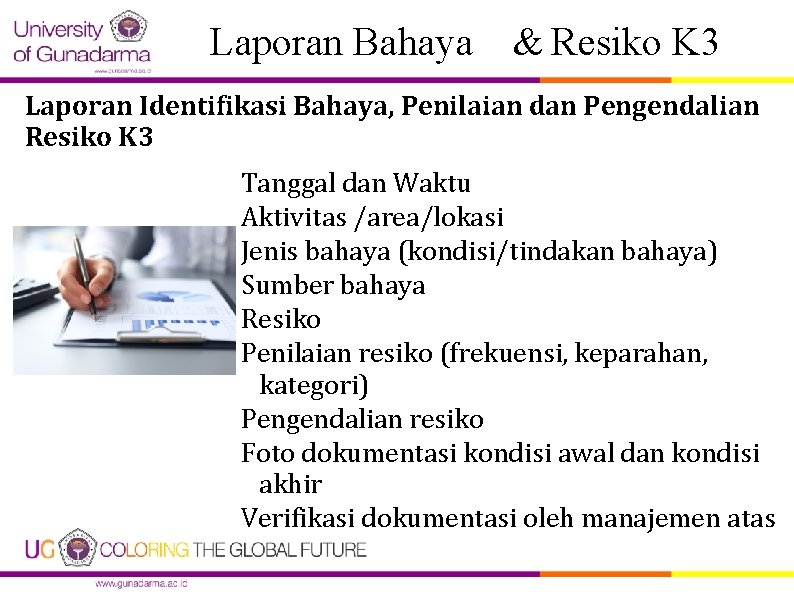 Laporan Bahaya & Resiko K 3 Laporan Identifikasi Bahaya, Penilaian dan Pengendalian Resiko K Laporan Bahaya & Resiko K 3 Laporan Identifikasi Bahaya, Penilaian dan Pengendalian Resiko K