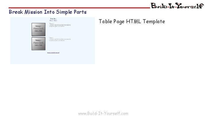 Part Component Breakdown Website Design Web Design 101 Become a Coding Hotshot www