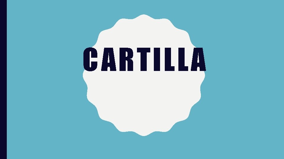 CARTILLA 