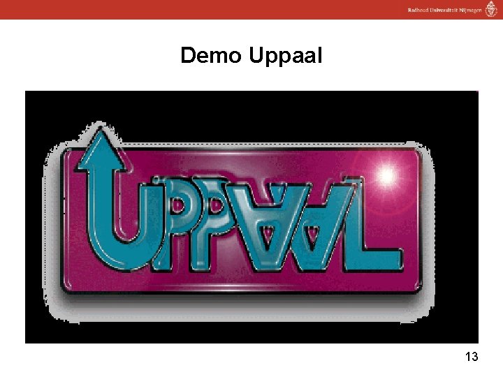 Demo Uppaal 13 