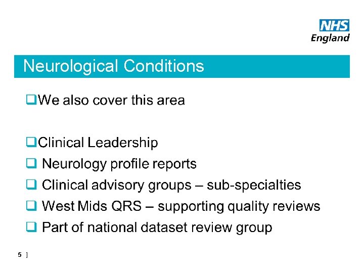 Neurological Conditions 5 ] 