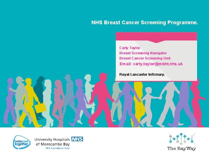 NHS Breast Cancer Screening Programme. Carly Taylor Breast Screening Navigator Breast Cancer Screening Unit.