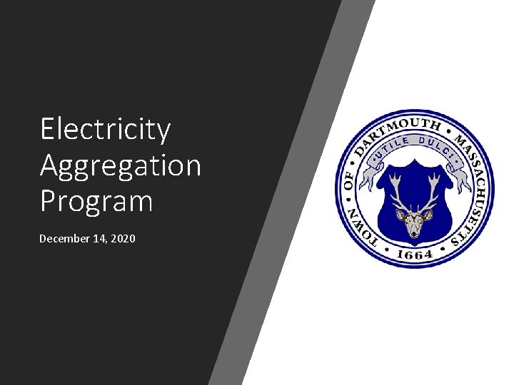 Electricity Aggregation Program December 14, 2020 